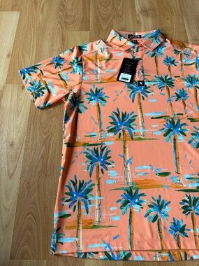 Bad Birdie NWT “Hotel California” men’s golf palm tree design size medium
